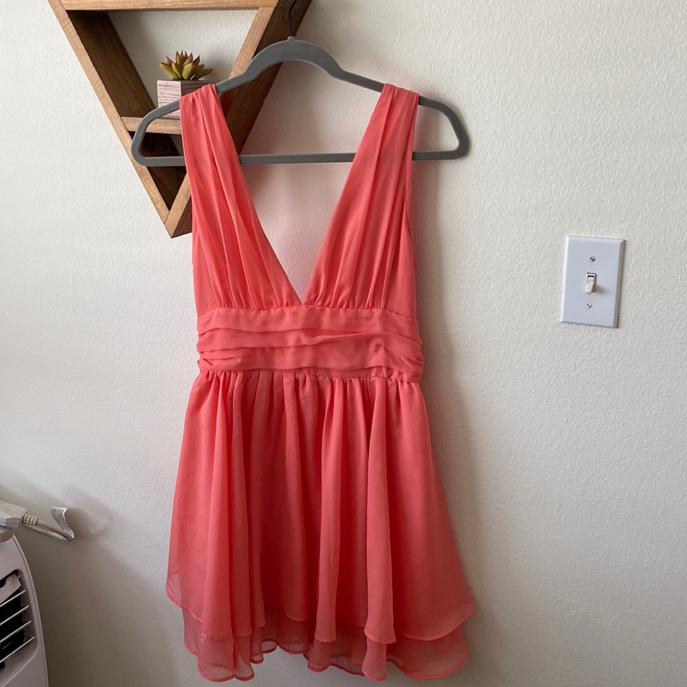 Abercrombie and Fitch Coral Pink Dress Size S